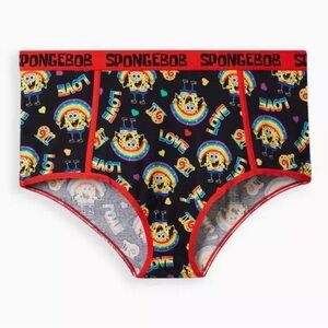 Torrid Always Proud SpongeBob Brief Panty - Cotton Love Rainbow 4